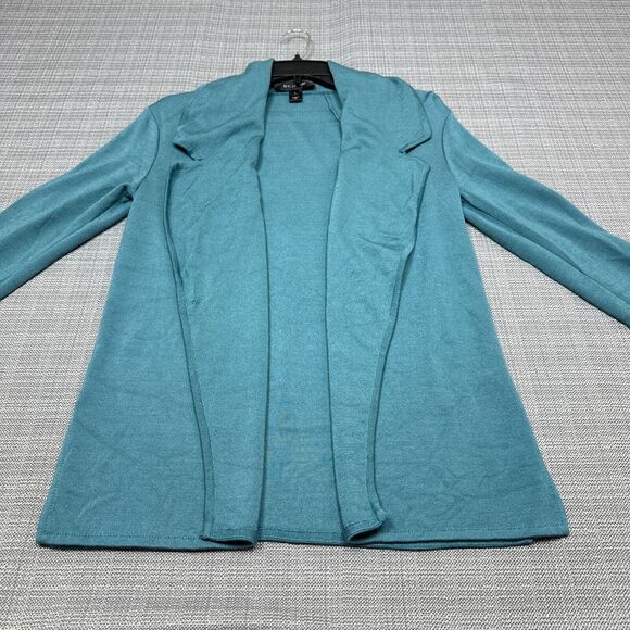 St John Cardigan 2‎ Sweater Blazer Event Dog Show Open Wool Blend Quiet Luxury * - Picture 3 of 11